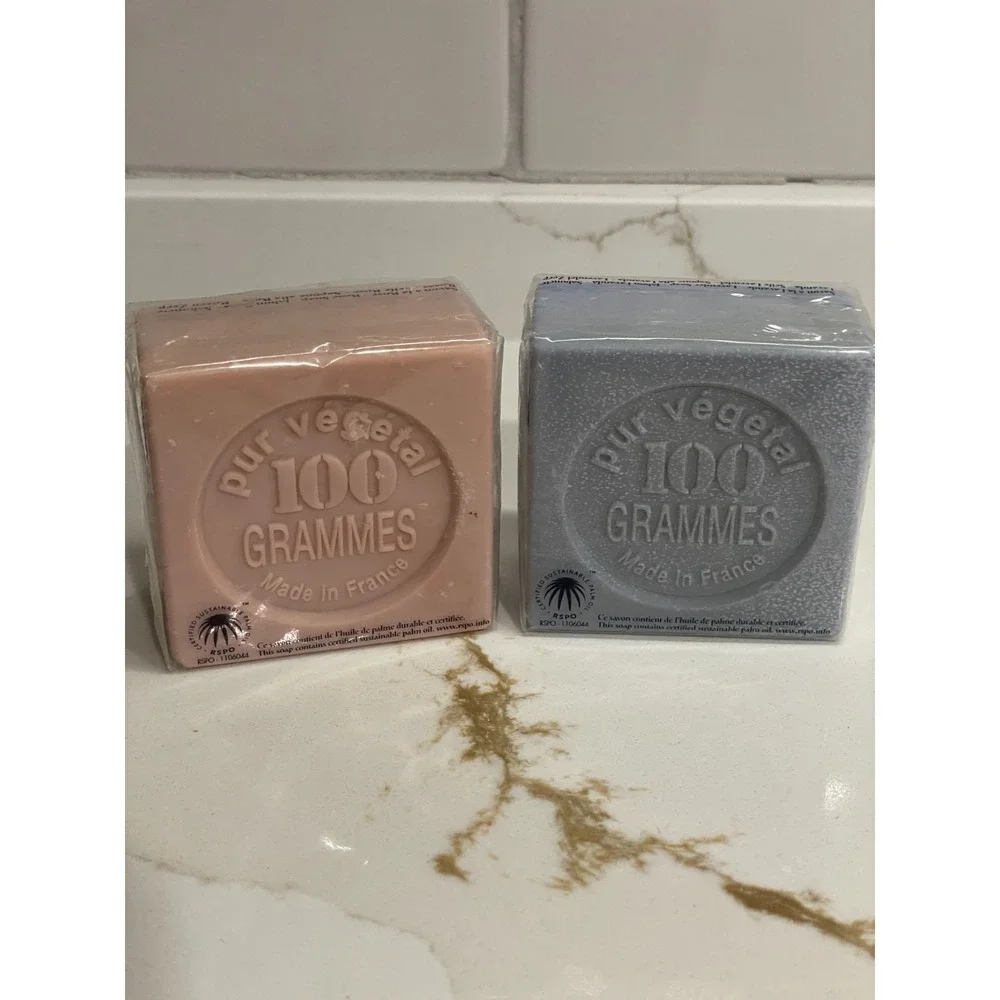 L'Occitane Bonne Mere Bar Soap‎ Bath Rose & Lavender 100 g/3.5 oz Scented New